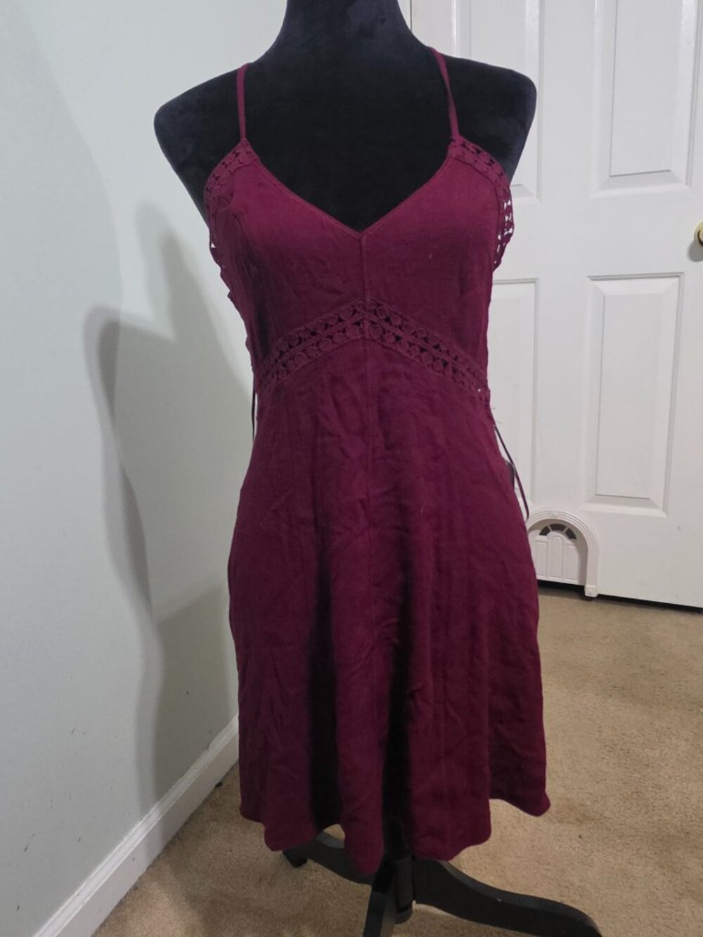 Free People Sweet Talker Slip Mini Dress.